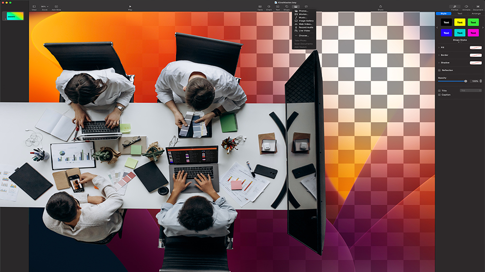 Make transparent videos for Keynote