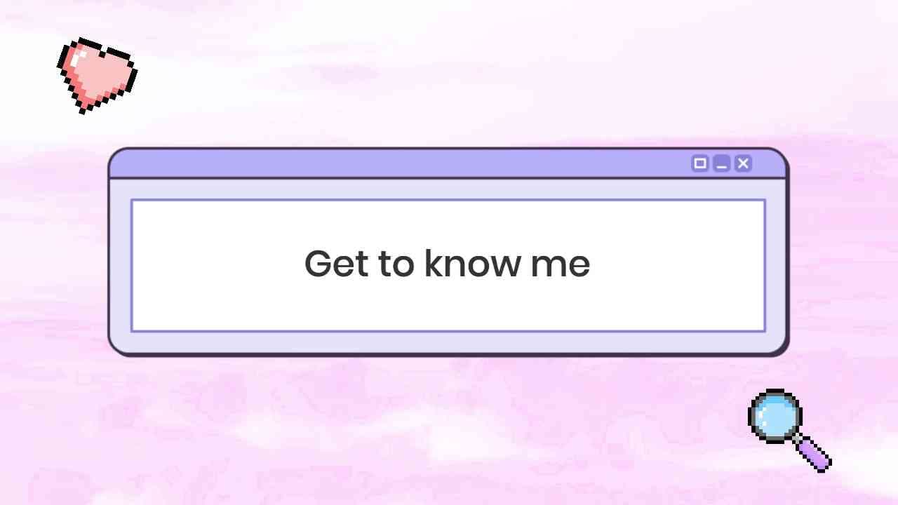 Get to Know Me #self #intro #major #love #Genie